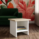 Hocker mit Zwischenboden | Spanplattenfüße | Überstand