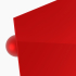 Materialmuster PLEXIGLAS® rot 3H67 GT, LD 3%