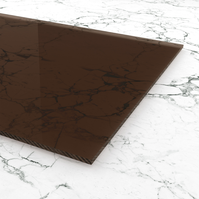Materialmuster PLEXIGLAS® umbra 7C27 GT, LD 20%