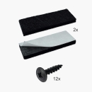 Esstisch groß | auf Kufen in U-Form aus Metall 600 x 710 mm