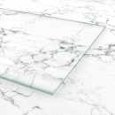 Muster Listral blank weiß Ornamentglas Float