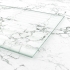 Muster Listral blank weiß Ornamentglas Float