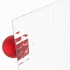 Muster Edelit doppelseitig weiß Ornamentglas Float