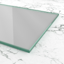 Muster Spiegelglas silber