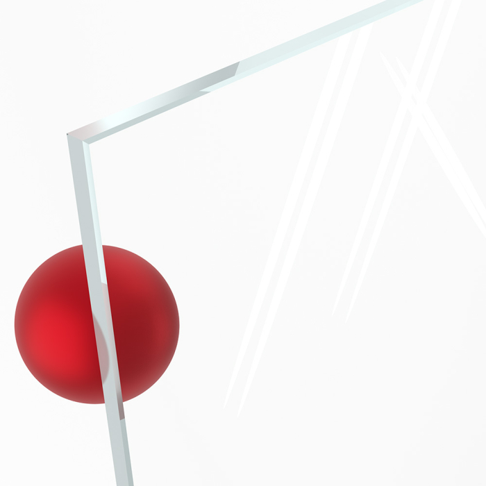 Muster ESG Duschglas ShowerProtect Weißglas