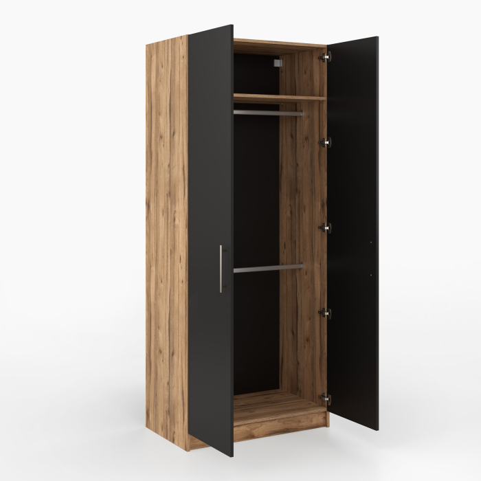 Kleiderschrank | breit | zwei Türen | zwei...