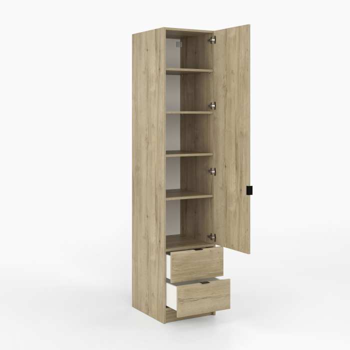 Kleiderschrank | schmal | eine Tür | zwei Schubladen...