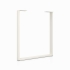 Tischkufe aus Metall in U-Form 600 x 710 mm, in 4 Farben