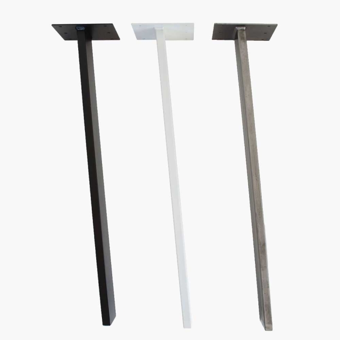 Tischbein aus Metall 715 mm Höhe, schräg...