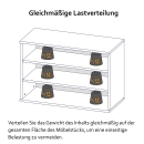 Kommode hängend | zehn Schubladen